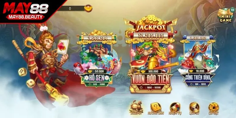 Trải nghiệm với game bắn cá Tây Du Ký tại MAY88